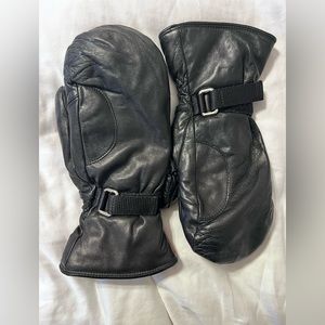 Authentic Prada Leather Ski/Winter Gloves